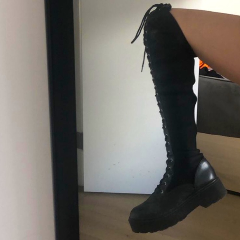 Super fun and cool combat boots -